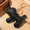 15 Colores Venta Directa de Fábrica Transfronterizo Dibujo Animado Perrito Colgante para Bolso Creativo Cuero Perrito Llavero para Coche Colgante