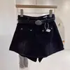 Minifalda de mezclilla de verano para mujer, de cintura alta, falda acampanada que estiliza, falda bodycon versátil, falda de mezclilla moderna