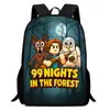 Noches de Merchandising de Juegos en el Bosque 99 Noches en el Bosque Mochila de Gran Capacidad para Estudiantes de Primaria y Secundaria