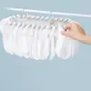 Estante de Secado Multifuncional para Artículos Pequeños de Hogar Transfronterizo de 22 Ganchos Simples y 32 Ganchos Dobles, Estante de Secado de Calcetines