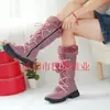 Botas de Neve Outono 2026 Sola Grossa Quente Cadarço Botas Casuais Botas Femininas