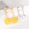 Ganchos para Pendientes de Plata de Ley 925 Accesorios Pendientes de Jade Pendientes Ganchos Vacíos DIY Pendientes con Hebilla de Seguridad Color Oro Rosa Soporte Vacío para Mujer