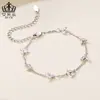 Pulseira Versátil Original Aifule Folha de Oliveira Material Cobre Banhado a Ouro Branco Moda Planta Joia de Mão Atacado Ornamentos Mulheres