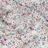 Vestido camisola G26 com estampa floral de fada tecido com estampa digital tecido de chifon fresco em estoque fornecimento