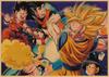 Anime Japonés Dragon Ball Alalei Póster Retro de Papel Kraft Toriyama Ming Pintura Decorativa Mural Rey Mono 316