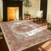 Alfombra de Piso Estampada Resistente a Manchas y Fácil de Limpiar Alfombra Persa Hogar Cobertura Completa Estilo Bohemio Manta para Sofá Mesa de Café Anti-Suciedad