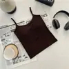 Popular camisola de estilo coreano con hermoso diseño en la espalda, cálido chaleco integrado con almohadillas en el pecho, color liso, adecuado como prenda exterior, top corto