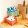 Cesta de Almacenamiento de Plástico Calada para Snacks y Artículos Varios Cesta de Almacenamiento de Frutas y Verduras para Cocina Doméstica Cesta de Almacenamiento para Artículos de Tocador