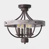Candelabro Retro Personalizado, Lámpara para Comedor, Pasillo de Entrada, Vestidor, Estilo Wabi-Sabi, Decoración Suave Sencilla para Casa de Huéspedes, Lámpara de Techo para Vestíbulo