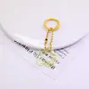 Chaveiro de corrente com argola de mola em formato de estrela especial para trabalhos com contas, acessório de pingente para bolsa de boneca DIY feito à mão