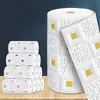 CTZS Espuma Floral Cuadrada Dorada Incrustada Papel Tapiz Geométrico en Relieve Pegatina de Pared Estilo Clásico de Lujo Autoadhesivo Anti-Moho Resistente al Aceite Para Lobby de Hotel Sala de Estar Pared de Fondo 70cmx70cm