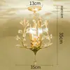 Pequeño candelabro estilo americano para balcón, pasillo, recibidor, entrada, escalera, vestidor, vestíbulo; Araña de cristal para dormitorio estilo europeo.