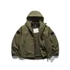 Ropa Vintage 2025 Invierno Nuevo Retro Japonés Color Sólido Decorado con Velcro Chaqueta de Algodón con Capucha Tres en Uno