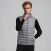 Nuevo Chaleco de Algodón sin Mangas para Hombre Transfronterizo, Estilo Coreano, Moda Juvenil, Chaleco Simple con Cuello Alto, Chaqueta de Algodón