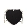 Estilo Japonés Pequeño Lujo Personalidad Corazón Color Caramelo Mini Auriculares para Mujer Bolsa Cuadrada Pequeña Verano Nuevo Hombro Único Cruzado