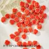Cuentas Sueltas de Cerámica Hechas a Mano DIY Pulsera Collar Accesorios para Joyería Paquete de Materiales Cuentas Manuales Accesorios con Cuentas Rojo