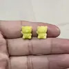 Acessórios Infantis Contas Coloridas de Resina em Formato de Urso Acessórios para Pulseira Colar Chaveiro DIY Atacado