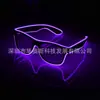 Óculos El Luminosos Sem Fio Óculos de Luz Fria Led Adereços de Festa Disco Nightclub Halloween Performance de Palco