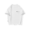 2025 Verão Fina Americana Nova Camiseta de Manga Curta Masculina Solta Tamanho Grande Camiseta Gola Redonda Manga Meia-Manga Top Camiseta Versátil
