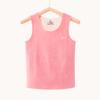 Chaleco térmico sin costuras de doble cara cepillado para otoño e invierno, para niños y niñas, delgado, de terciopelo, protección para el abdomen, ropa interior para niños