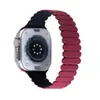 Adecuado para Apple Watch con Correa Magnética de Bambú y Silicona Correa iWatch S9Ultra1-8 Generación Procesamiento Personalización