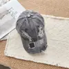 Gorra de Béisbol Lavada de Mezclilla Retro Japonesa Desgastada para Hombre, Gorra con Protección Solar