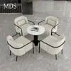 Combinación de mesa y silla de sofá de cafetería, silla de tienda de té con leche, silla de bar de libros, limpieza de bar, negociación, restaurante, tienda de postres, silla de comedor, uso comercial
