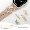Adequado para Anel Decorativo de Pulseira Apple Watch Universal para Apple Watch Unhas Decorativas Anel Decorativo de Silicone para Relógio
