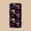 Para iPhone16promax15 comércio exterior cor grafite caveira 13 12mini capa de celular