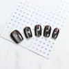 Mini Adesivos de Nail Art Estrela do Amor Tira 3D Cola Estrela de Cinco Pontas Laser Dourado Prata Vermelho Azul Decorações de Adesivo para Unhas