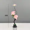 Decoración de Plato de Sashimi, Guarnición de Plato Frío para Catering de Hotel, Decoraciones de Flores y Hierbas de Plástico para Platos, Adornos Pequeños, Flor de Ciruelo de Invierno