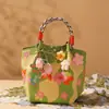Caixa de Presente de Casamento Estilo Bolsa para Madrinhas, Caixa Vazia, Bolsa Tote Prática, Lembrancinha de Casamento, Toque de Luxo Nichado