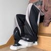 Pantalones Cargo Estilo Americano para Hombre Primavera Diseño Nicho Color Block Pantalones High Street Sueltos Talla Grande Pierna Ancha Rectos Casuales