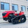 Tractor de orugas de doble propósito para agua y sequía de 80 caballos de fuerza Cultivador rotativo de orugas de 60 caballos de fuerza Cultivador de zanjas de orugas