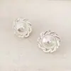Pendientes Metálicos Vintage Estilo Francés con Botón Sunburst Chapados en Cobre con Oro Real, Agujas de Plata 925, Pendientes de Botón Versátiles de Lujo Ligero Únicos