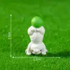 Figura de conejo de Pascua miniatura transfronteriza, perfecta para paisajismo de jardines, decoraciones DIY, adornos colgantes y piezas decorativas pequeñas