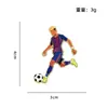 Insígnias de Metal Novas Transfronteiriças Série Liga de Futebol Broches, Acessórios para Bolsas e Roupas, Fornecimento Direto do Fabricante