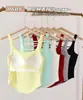 Popular Camisola de Verano Hongxing con Espalda Bonita para Mujer con Copas Fijas para Adelgazar la Cintura y Usar Afuera y Adentro con Tops de Moda