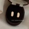 Pendientes Nuevos Geométricos Sencillos y Elegantes con Circonita Microincrustada para el Trabajo, Pendientes Versátiles de Uso Diario para Mujer, Cadena de Suministro de Fábrica