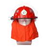 Casco de Seguridad Rojo con Protección para el Cuello Casco de Protección contra Incendios Forestales Gorra Ignífuga de Enfermera Patrulla Venta al por Mayor