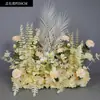 Novo Suporte de Chão para Flores de Casamento 50cm Flores Realistas Decoração de Casamento Arranjo de Flores Palco T Flores para Corredor Flores Artificiais de Casamento