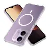 Funda Protectora Bayer Antiamarilleo Adecuada para Funda de Teléfono Redmi 17 Transparente Redmi 15A Funda Magnética Tpu+Pc