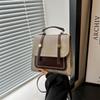 Retro Casual Small Bag Feminino Estudante Classe Commuter Mochila 2024 Verão Nova Moda Popular Shoulder Bag