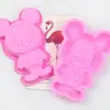Molde de Bolo de Silicone de Rato de Desenho Animado Único Ferramentas de Cozinha para Assar Molde de Sabão de Silicone DIY Molde de Gelo Doméstico