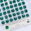 K9 Huazi Mesma Cor, Mesmo Tamanho, 8mm Quadrado para Nail Art DIY, Efeito Iluminador, Strass Brilhantes para Nail Art Mais Vendidos