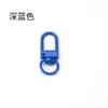 Chaveiro de corrente com fivela de porta liga de zinco metal acessórios DIY peças de chave de carro conector de interface fivela de porta atacado