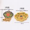 Colgante de cerradura Ruyi con esmalte hueco dorado antiguo, colgante de mandala con microincrustaciones, colgante de cerradura de la suerte, joyería DIY