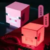 Espada Diamante Brilhante Minecraft Tema Luminária de Mesa Modelo Brinquedo Arma Presente de Aniversário para Colegas de Classe