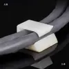 Amarre Adhesivo para Cables Asiento Fijo Anillo de Torsión Ajustable Asiento para Cableado Tipo Silla Hebilla para Cable de Red Abrazadera para Cables