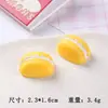 Acessórios de Comida e Brinquedo Meio Macaron Coreano Material para Capinha de Celular DIY com Creme Acessórios de Headwear Infantil